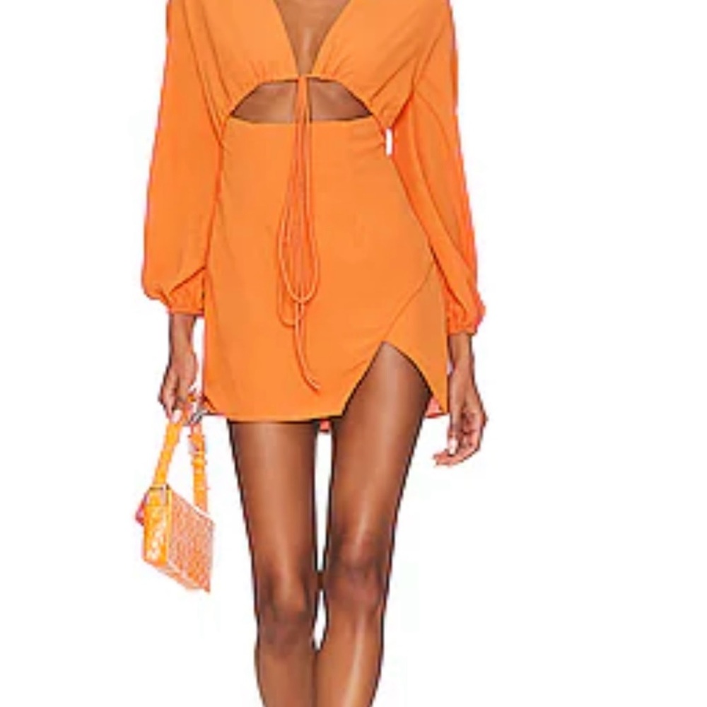 Revolve Superdown Orange Mini Dress